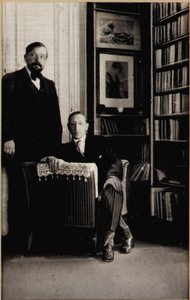 Diaghilev Baleleri "Jeux" ve "Bahar Ayini" sırasında Igor Stravinsky ve Claude Debussy