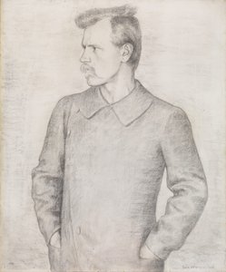 Fridtjof Nansen 1861-1930 by Erik Theodor Werenskiold