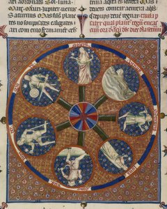 Yates Thompson 31 fol.70v Yedi Gezegenin Madalyonları, 