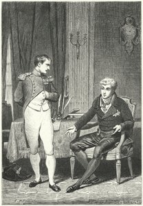 Dresden'de Napolyon ve Metternich arasında tartışma