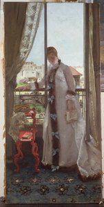 Açık Penceredeki Kadın, 1875