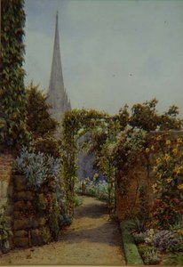 Bir Salisbury Bahçesi by Ernest Arthur Rowe
