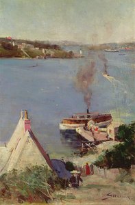McMahons Noktası Feribotu by Arthur Streeton