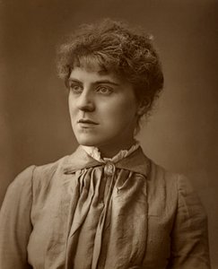 Janet Achurch, İngiliz aktris ve aktör-yönetici, 1887 by Ernest Barraud