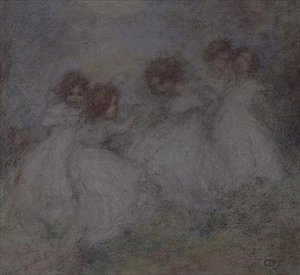 Beş Küçük Kız by Ernest Charles de Belle