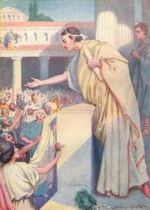 Ertesi sabah Cicero, Catilina