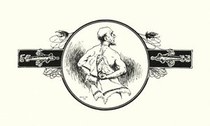 Sırtını kurulayan balıkçı (lito) by Ernest Edward Briggs