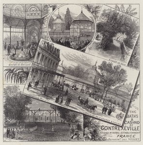 Contrexeville Hamamları ve Kumarhanesi by Ernest Henry Griset