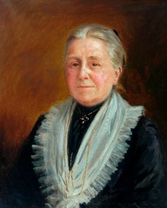 Bayan Mary Anna Foster (tuval üzerine yağlı boya) by Ernest Higgins Rigg