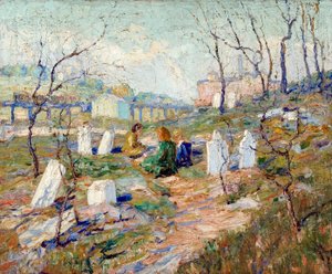 mezarlık by Ernest Lawson