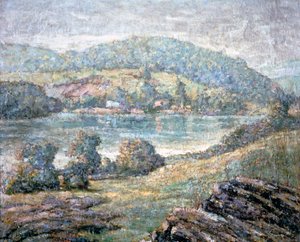 Sabah Işığı, Nehir Vadisi, Connecticut, 1919 by Ernest Lawson