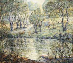 nehre giden yol by Ernest Lawson