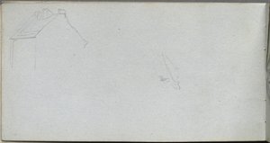 Sketchbook, sayfa 54: Mimarlık Çalışması. by Jean Louis Ernest Meissonier
