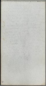 Eskiz defteri, sayfa 89: Notlar. by Jean Louis Ernest Meissonier