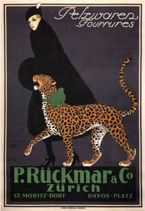 Kürk ürünleri P. Rückmar & Co, c. 1910