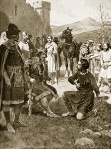 İskoç Kralı David, Adalet dağıtıyor, 