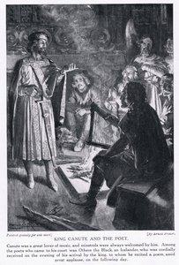 Kral Canute ve şair, 1920'ler by Ernest Prater