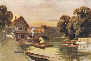Folly Bridge, Oxford (renkli taş)