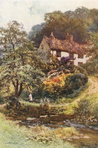 Forge Valley (renkli taş) by Ernest William Haslehust