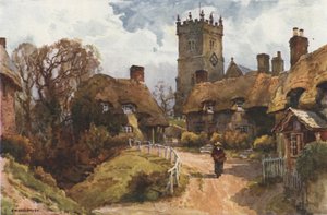 Godshill (renkli taş) by Ernest William Haslehust