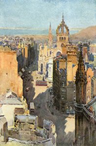 High Street (renkli taş) by Ernest William Haslehust