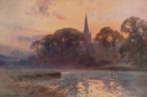 Holy Trinity Kilisesi, Stratford-on-Avon (renkli taş) by Ernest William Haslehust
