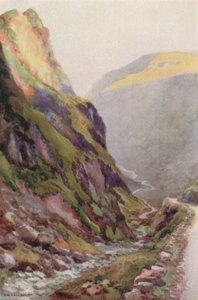 Honister Pass – Şafak (renkli taş) by Ernest William Haslehust