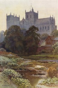 Nehirden Ripon Minster (renkli taş) by Ernest William Haslehust