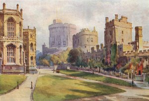 Aşağı Koğuş, Windsor Kalesi (renkli taş) by Ernest William Haslehust