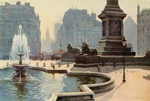 Trafalgar Meydanı (renkli taş) by Ernest William Haslehust