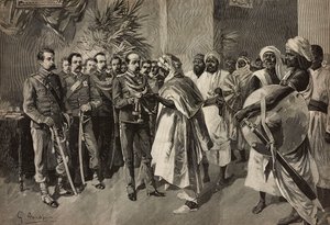 General Tancredi Saletta, Abab, Massawa, Eritre Savaşı şefi Kantibai