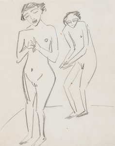 Erkek ve kadın by Ernst Ludwig Kirchner