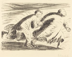 Kaçaklar, 1917. by Ernst Barlach
