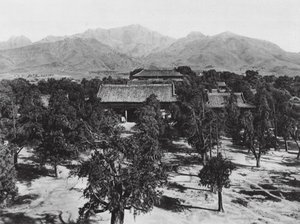 Taianfu, Tai miao, Shantung, Kutsal Tai shan Dağı