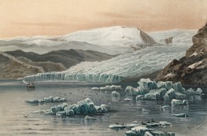 Tyndall Buzulu, kuzeybatı Grönland by Ernst Heyn