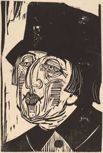 Annette Kolb, 1926. by Ernst Ludwig Kirchner