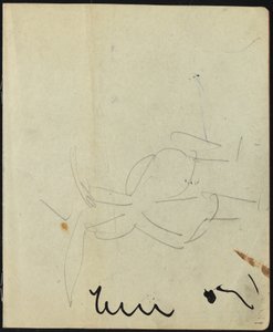 Eskiz Defterinden Dansçılar ve Göstericiler Sayfası, c. 1911. by Ernst Ludwig Kirchner