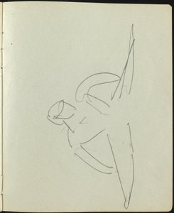 Eskiz Defterinden Dansçılar ve Göstericiler Sayfası, c. 1911. by Ernst Ludwig Kirchner