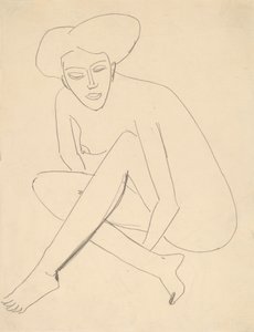 Dodo Oturan, 1910. by Ernst Ludwig Kirchner