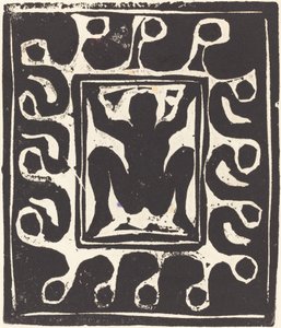 Çıplak Dansçı, 1906. by Ernst Ludwig Kirchner