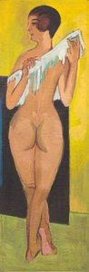 Çıplak Figür [ters], 1907. by Ernst Ludwig Kirchner