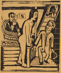 Ziyaret, 1923. by Ernst Ludwig Kirchner