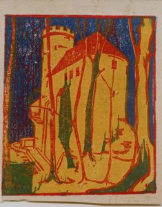Rabenstein Kalesi by Ernst Ludwig Kirchner