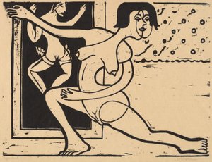 dansçı by Ernst Ludwig Kirchner