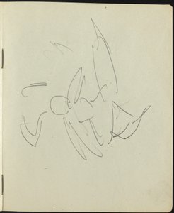 Dansçılar ve Göstericiler (Bir Eskiz Defterinden Sayfa) by Ernst Ludwig Kirchner
