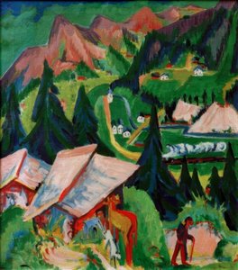 stafelden Junkerboden by Ernst Ludwig Kirchner