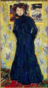 Doris, ayakta by Ernst Ludwig Kirchner