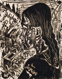 Dorli, 1917 by Ernst Ludwig Kirchner