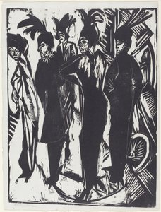 Sokakta Beş Kadın by Ernst Ludwig Kirchner