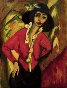 Kadının başı, Gerda by Ernst Ludwig Kirchner